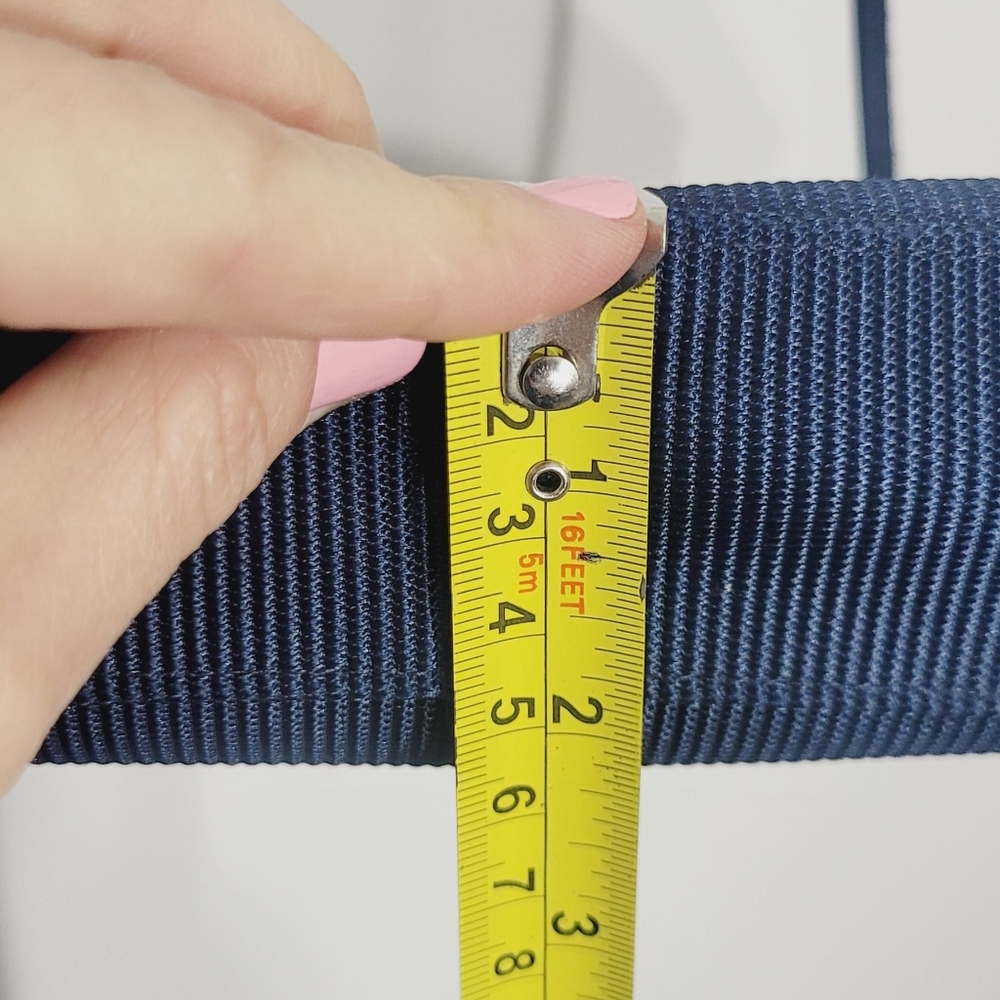 Goldco Vintage Blue Casual Cross Body Purse Shoulder Bag Zipper Conpartments - Picture 12 of 13